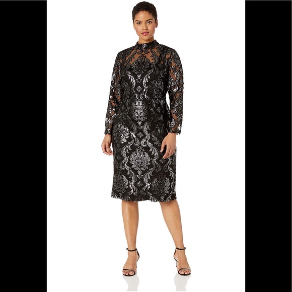 RACHEL Rachel Roy Dresses & Skirts - RACHEL Rachel Roy,Nadia Dress,black/Silver,NWT